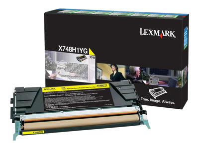 Lexmark - Vysoká výtěžnost - žlutá - originál - kazeta s barvivem LCCP, LRP X748H1YG