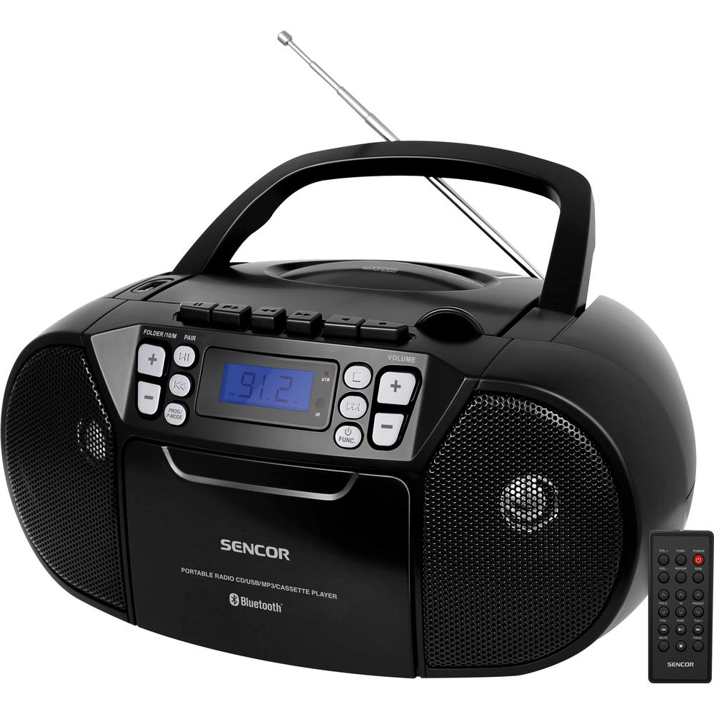 Rádio Sencor SPT 3907 B s CD/USB/BT/KAZE