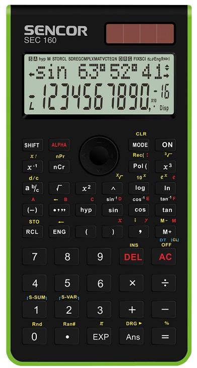 Kalkulačka Sencor SEC 160 GN
