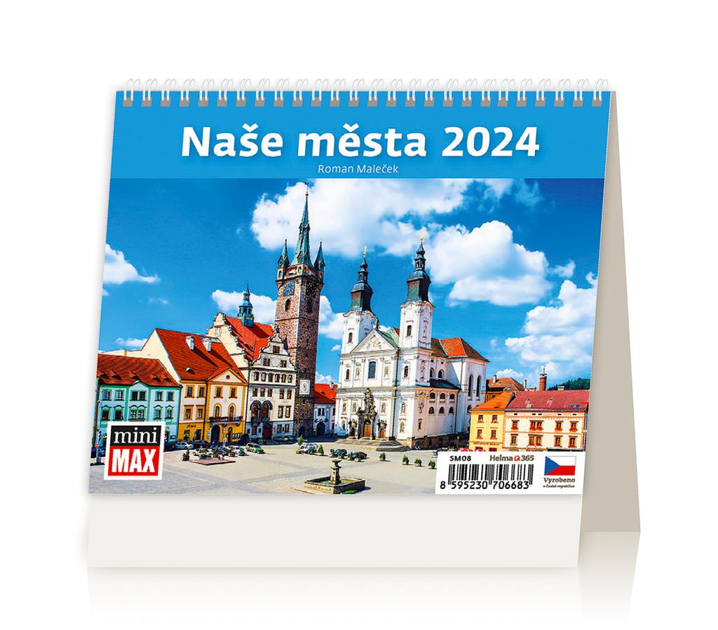 Kalendář stolní - Naše Města / SM08