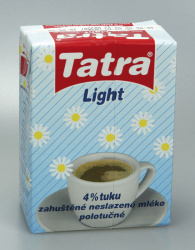 Zahuštěné mléko Tatra  -  340 g / light