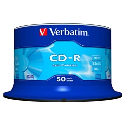 CD Verbatim - CD - R Verbatim  - CD bez krabiček / Spindle / 50 ks