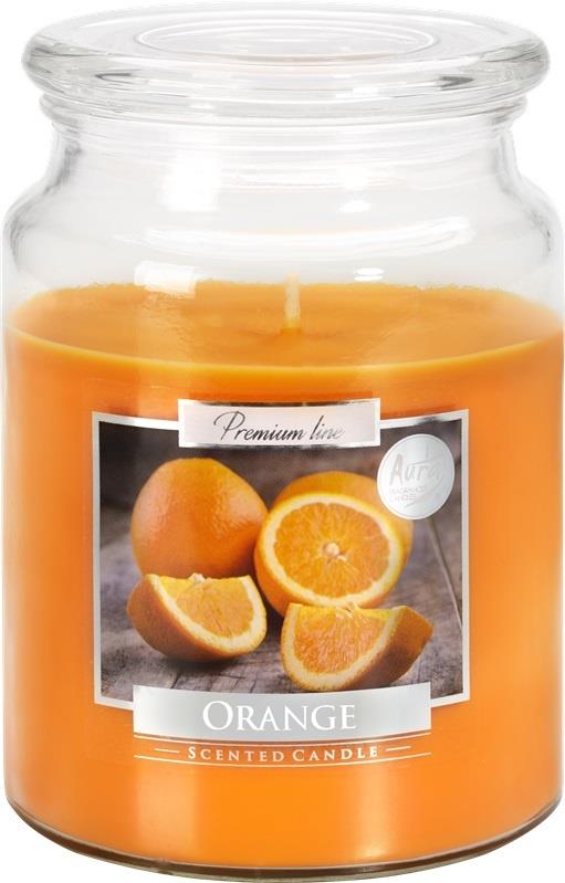 Vonná svíčka v dóze Maxi / Pomeranč