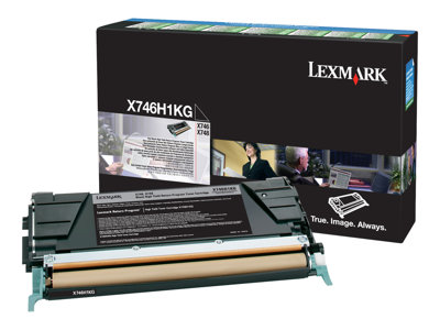 Lexmark - Vysoká výtěžnost - černá - originál - kazeta s barvivem LCCP, LRP - X746H1KG