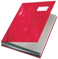 Designová podpisová kniha Leitz - červená