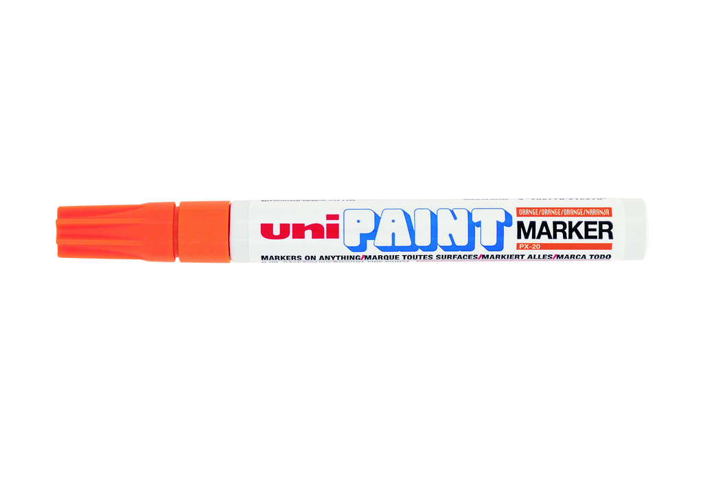 Popisovač UNI PAINT PX-20 lakový Medium oranžový