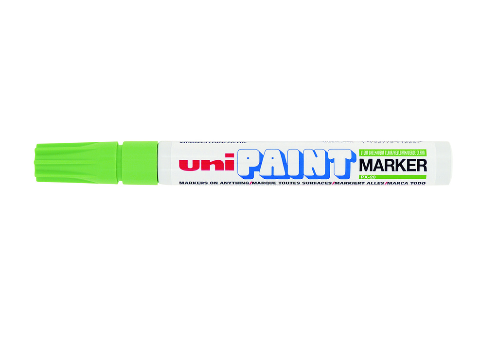 Popisovač UNI PAINT PX-20 lakový medium světle zelený