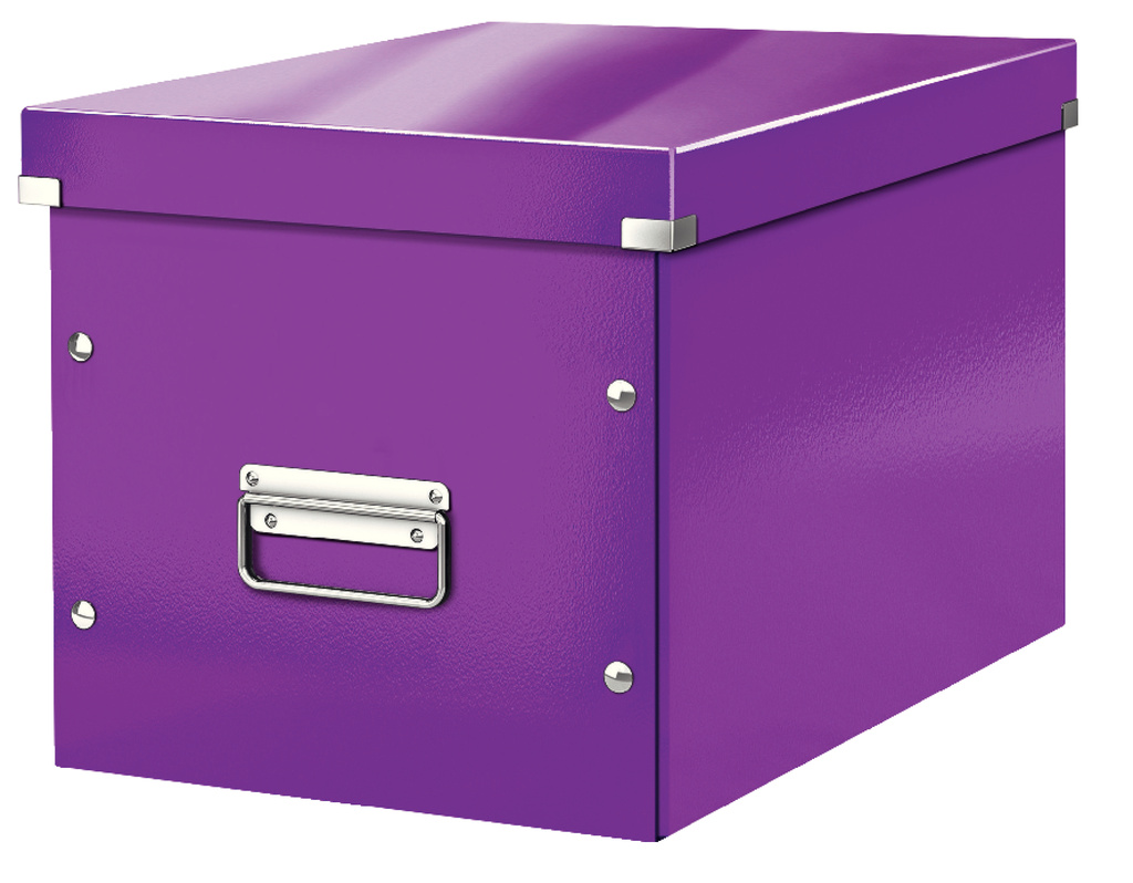 Krabice Leitz Click & Store - L velká / purpurová