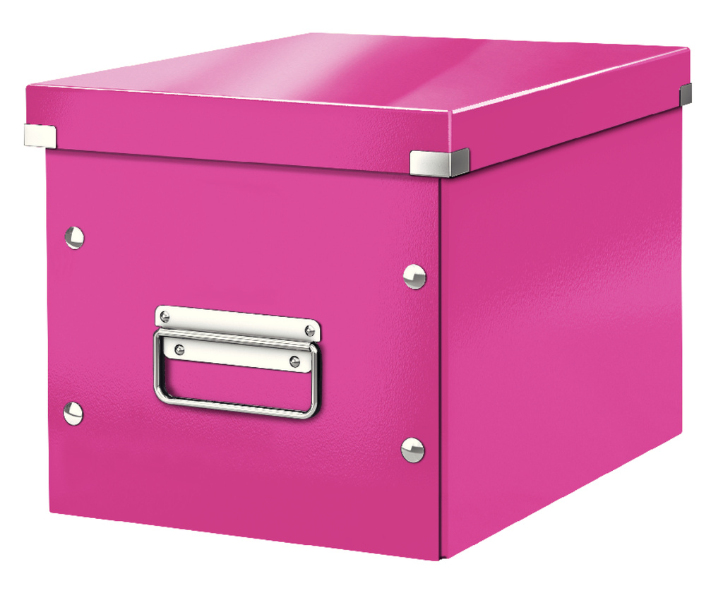Krabice Leitz Click & Store - M střední / růžová