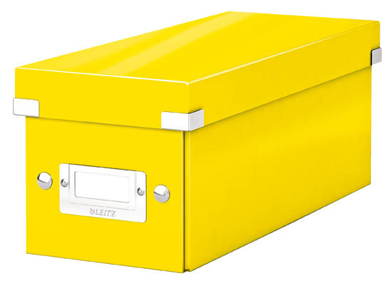 Krabice Leitz Click & Store - na CD / žlutá