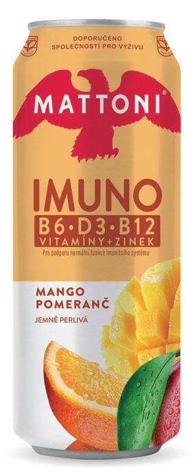 Mattoni IMUNO - mango, pomeranč / 0,5 l