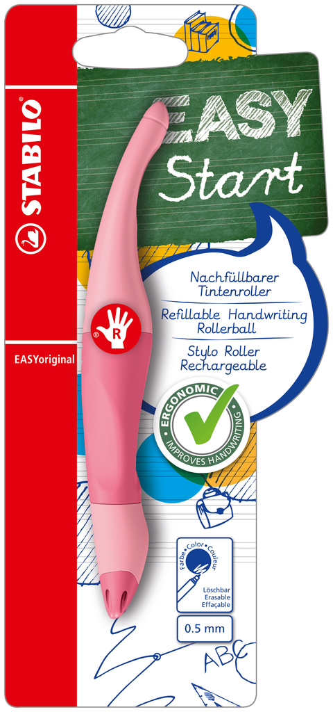 STABILO Easy Original roller PASTEL / růžová / pravák