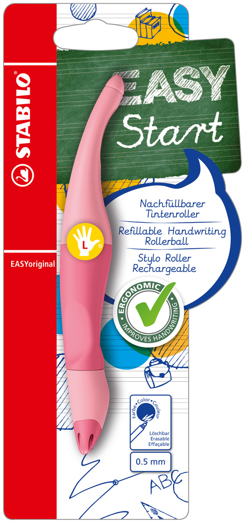 STABILO Easy Original roller PASTEL / růžová / levák