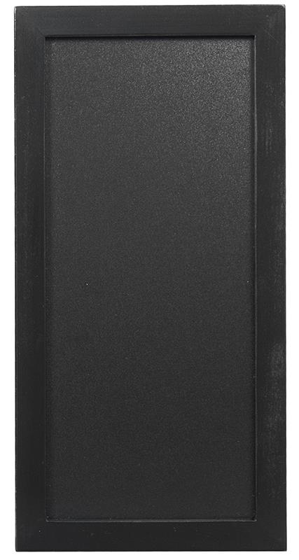 Securit Nástěnná popisovací tabule WOODY s popisovačem, 20x40 cm, černá