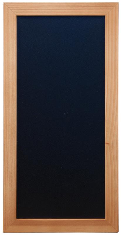 Nástěnná popisovací tabule WOODY s popisovačem, 20x40 cm, teak