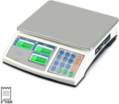 NPS6K - Maloobchodní stolní váha s výpočtem ceny 6 kg