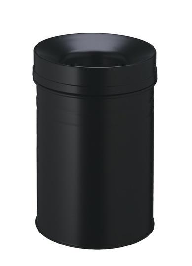 DURABLE Odpadkový koš SAFE+ kulatý 15 černý