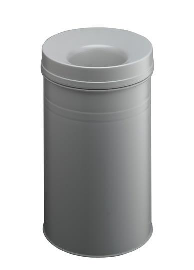 DURABLE Odpadkový koš SAFE+ kulatý 30 šedý