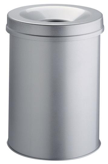 DURABLE Odpadkový koš SAFE kulatý 30 šedý
