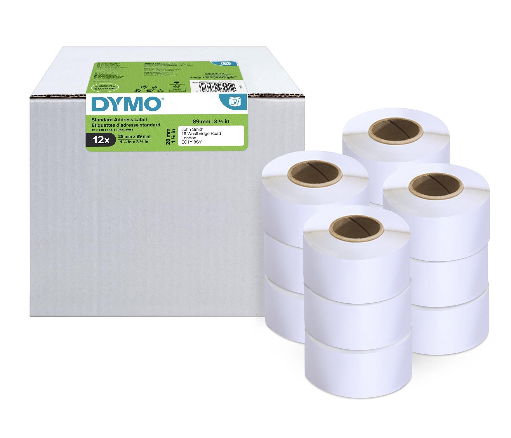 Dymo LabelWriter štítky 89 x 28mm, 12x130ks, 2093091