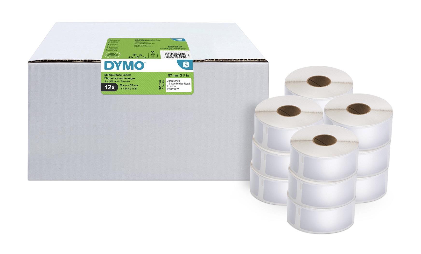 Dymo LabelWriter štítky 57 x 32mm, 12x1000ks, 2093095