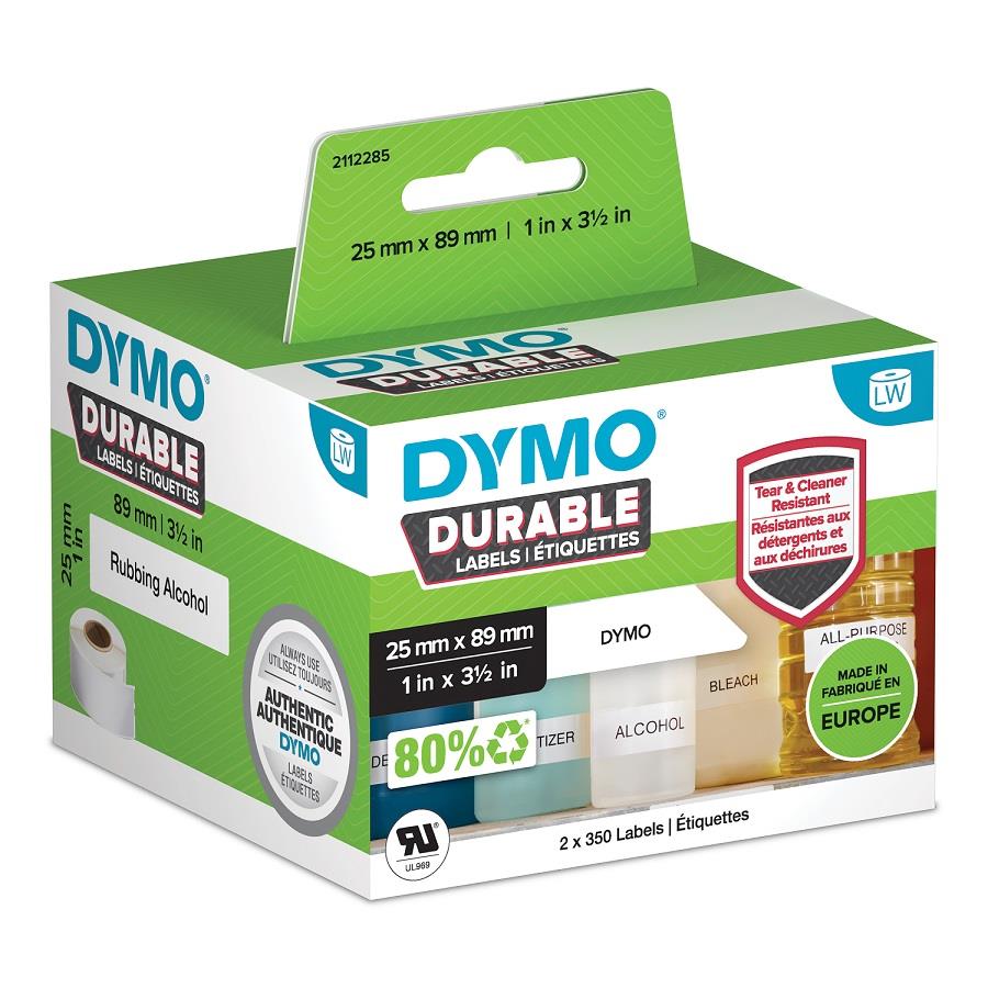 Dymo LabelWriter odolné štítky 89 x 25mm, 2x350ks, 2112285