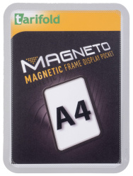 Kapsy magnetické Tarifold Magneto  -  A4 / stříbrná / 2 ks