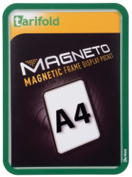 Kapsy magnetické Tarifold Magneto  -  A4 / zelená / 2 ks