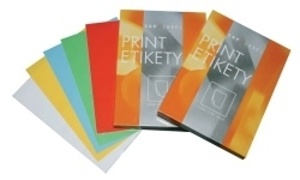 Print etikety A4 pro laserový a inkoustový tisk - 105 x 74 mm (8 etiket/ arch) modrá