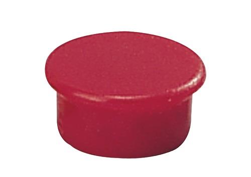 Dahle magnet plánovací, Ø 13 mm, červený - 10 ks