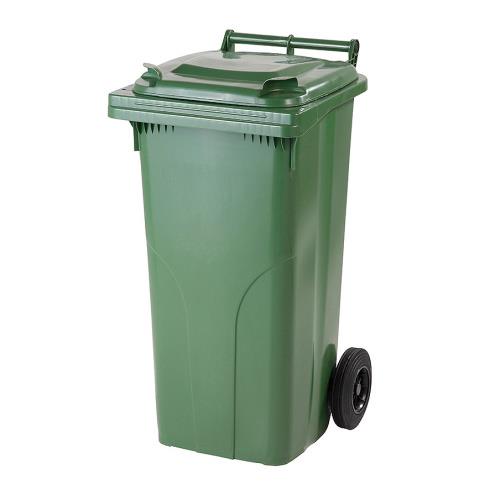 Plastová popelnice MEVA 120 l - zelená