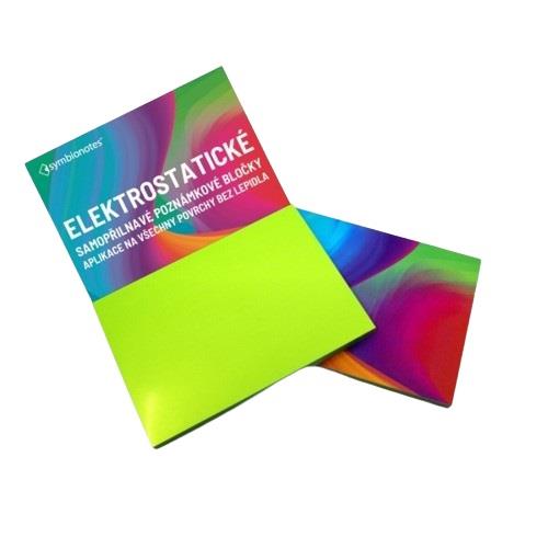 Poznámkové bločky elektrostatické Symbionotes 190x100 mm zelené
